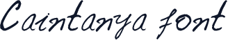 Caintanya font