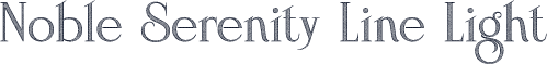 Noble Serenity Line Light
