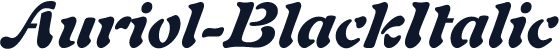 Auriol-BlackItalic