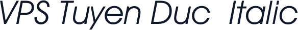 VPS Tuyen Duc  Italic