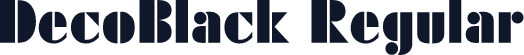 DecoBlack Regular