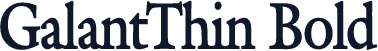 GalantThin Bold