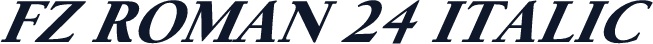 FZ ROMAN 24 ITALIC