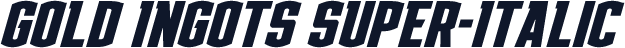 Gold Ingots Super-Italic