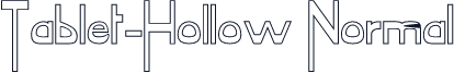 Tablet-Hollow Normal