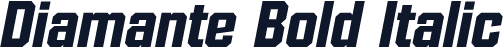 Diamante Bold Italic