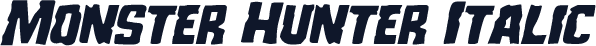 Monster Hunter Italic