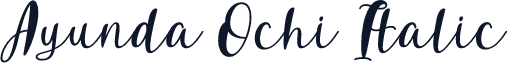 Ayunda Ochi Italic