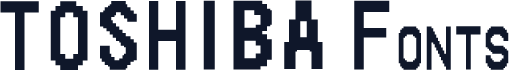 TOSHIBA Fonts