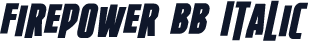 Firepower BB Italic