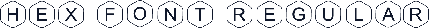 HEX Font Regular