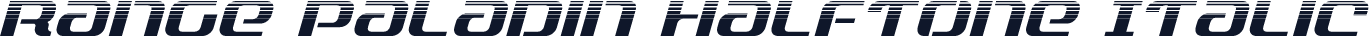 Range Paladin Halftone Italic