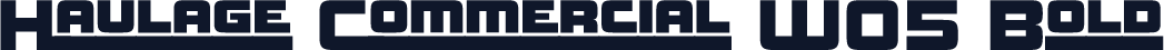 Haulage Commercial W05 Bold