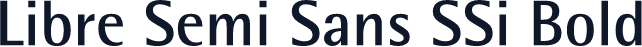Libre Semi Sans SSi Bold