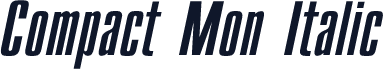 Compact Mon Italic