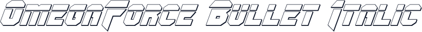 OmegaForce Bullet Italic