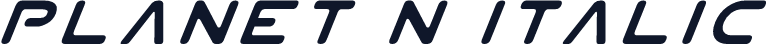 Planet N Italic