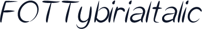 FOTTybiriaItalic