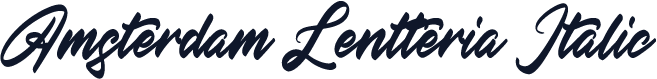 Amsterdam Lentteria Italic