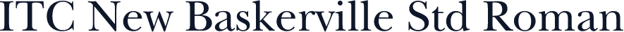 ITC New Baskerville Std Roman
