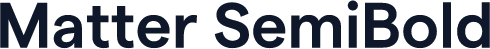 Matter SemiBold