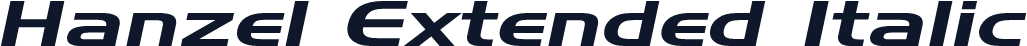 Hanzel Extended Italic