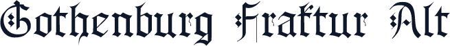Gothenburg Fraktur Alt