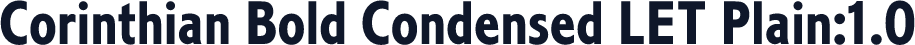 Corinthian Bold Condensed LET Plain:1.0