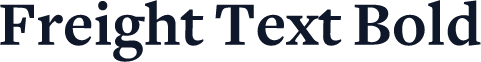 Freight Text Bold