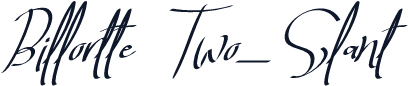 Billortte Two_Slant