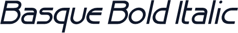 Basque Bold Italic