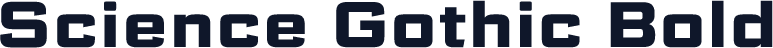 Science Gothic Bold