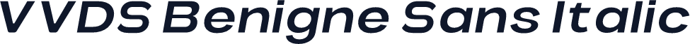 VVDS Benigne Sans Italic