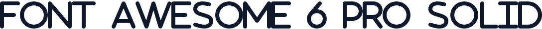Font Awesome 6 Pro Solid
