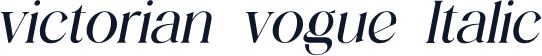 victorian vogue Italic