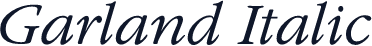 Garland Italic