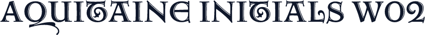Aquitaine Initials W02