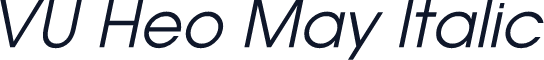 VU Heo May Italic