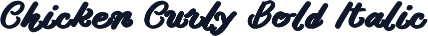 Chicken Curly Bold Italic