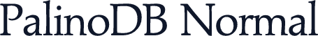PalinoDB Normal