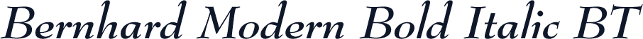 Bernhard Modern Bold Italic BT