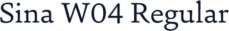 Sina W04 Regular