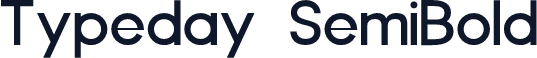 Typeday SemiBold