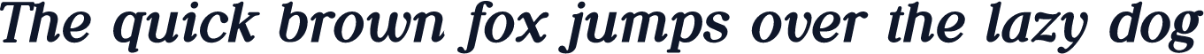 Daily Magazine Bold Italic