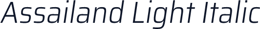 Assailand Light Italic