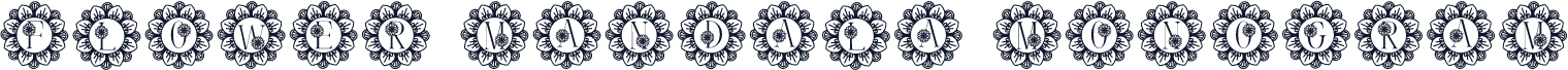 Flower Mandala Monogram
