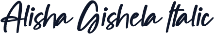 Alisha Gishela Italic