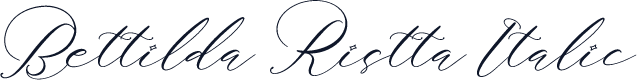 Bettilda Ristta Italic