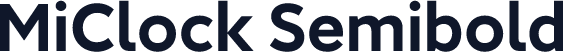 MiClock Semibold