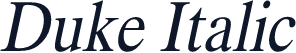 Duke Italic